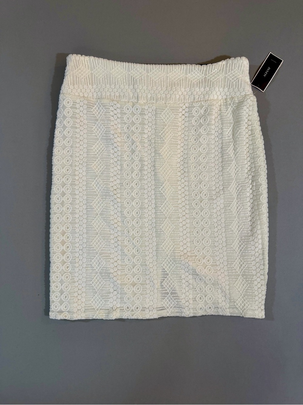 NWT White Lace/Crochet Pencil Skirt